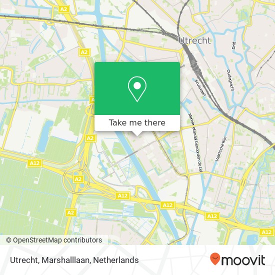 Utrecht, Marshalllaan map