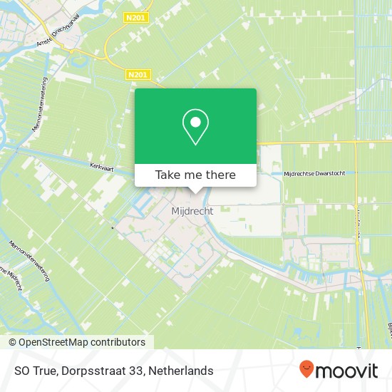 SO True, Dorpsstraat 33 map