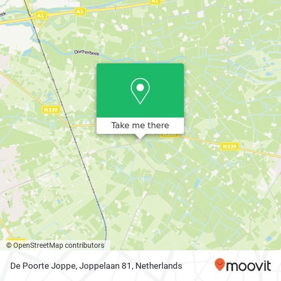 De Poorte Joppe, Joppelaan 81 map