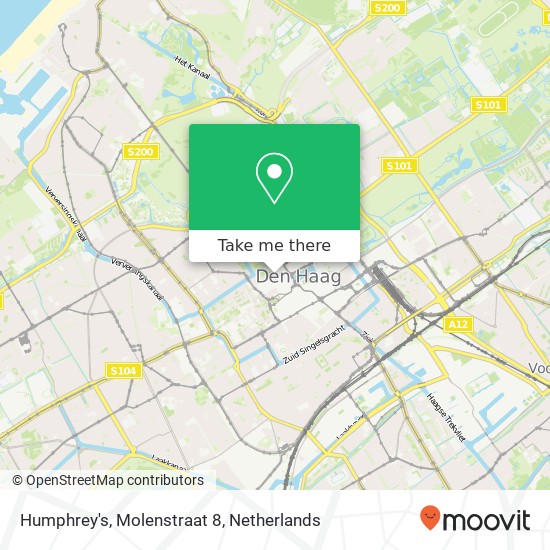 Humphrey's, Molenstraat 8 map