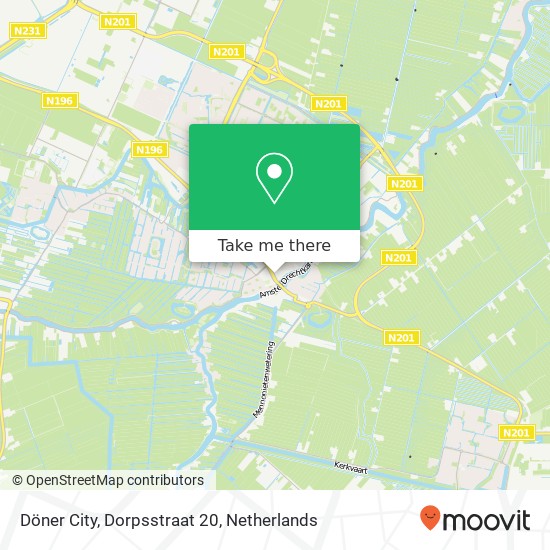 Döner City, Dorpsstraat 20 map