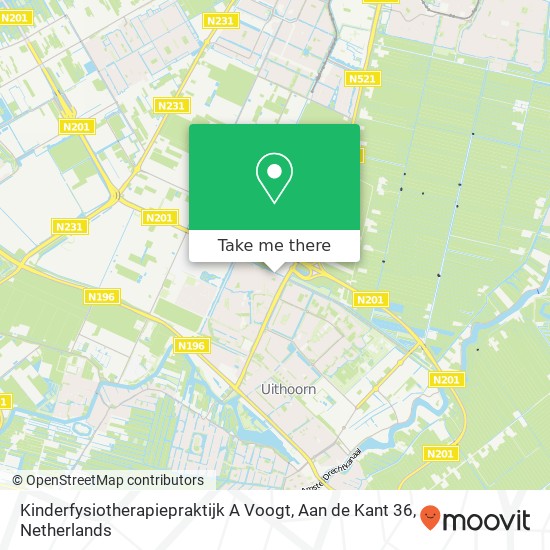 Kinderfysiotherapiepraktijk A Voogt, Aan de Kant 36 map