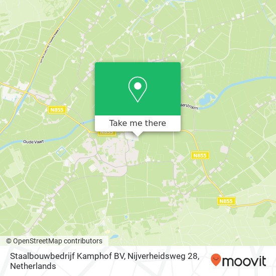 Staalbouwbedrijf Kamphof BV, Nijverheidsweg 28 Karte