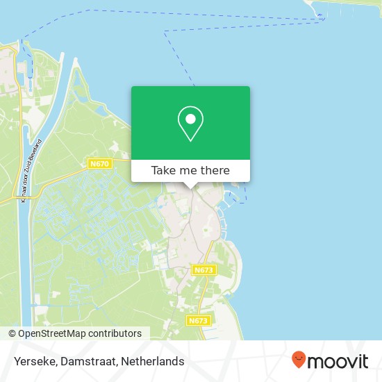 Yerseke, Damstraat map