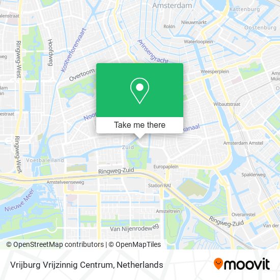 Vrijburg Vrijzinnig Centrum map