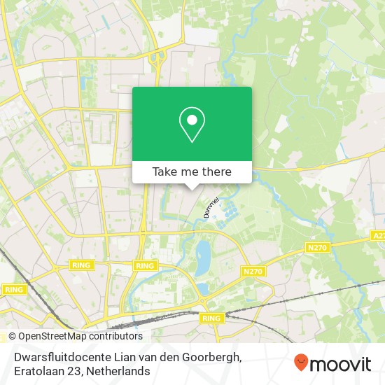 Dwarsfluitdocente Lian van den Goorbergh, Eratolaan 23 map