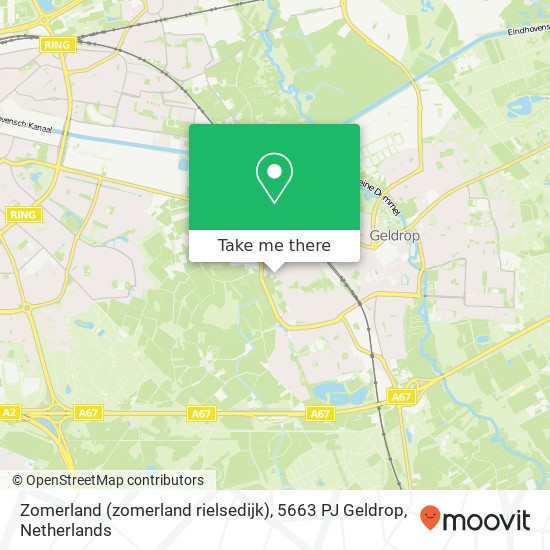 Zomerland (zomerland rielsedijk), 5663 PJ Geldrop map