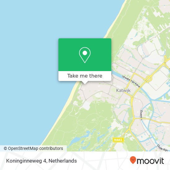 Koninginneweg 4 map