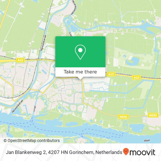 Jan Blankenweg 2, 4207 HN Gorinchem map