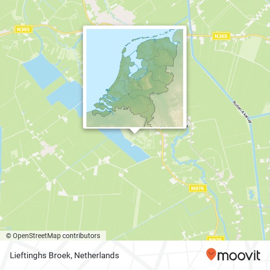 Lieftinghs Broek map