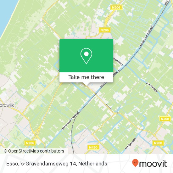 Esso, 's-Gravendamseweg 14 map