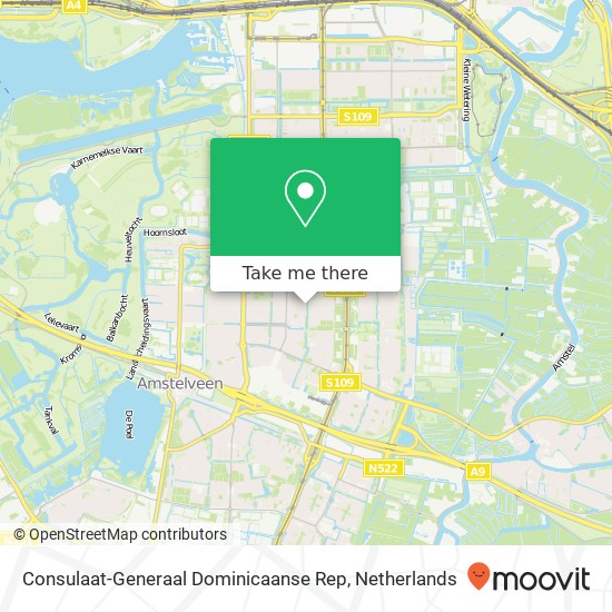 Consulaat-Generaal Dominicaanse Rep map