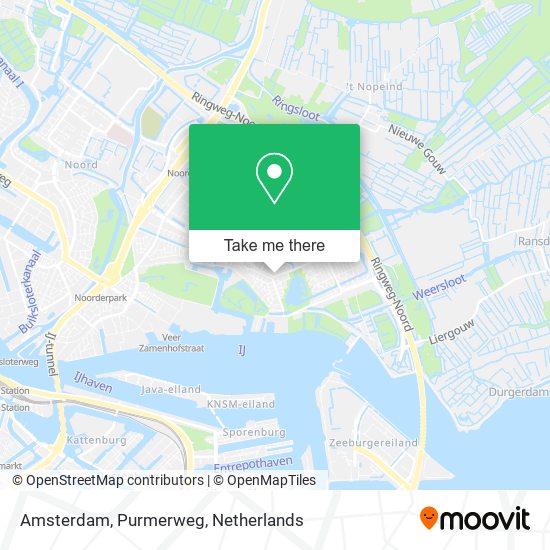 Amsterdam, Purmerweg Karte