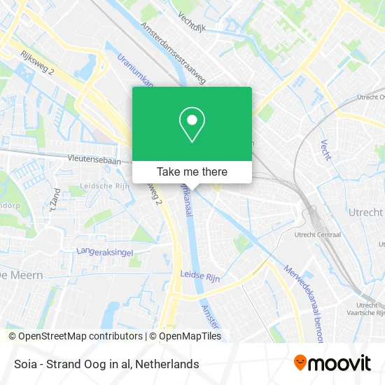 Soia - Strand Oog in al map