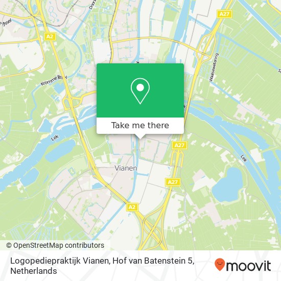 Logopediepraktijk Vianen, Hof van Batenstein 5 map