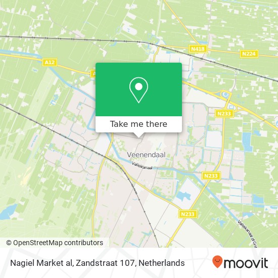 Nagiel Market al, Zandstraat 107 Karte