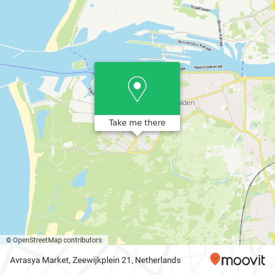 Avrasya Market, Zeewijkplein 21 Karte