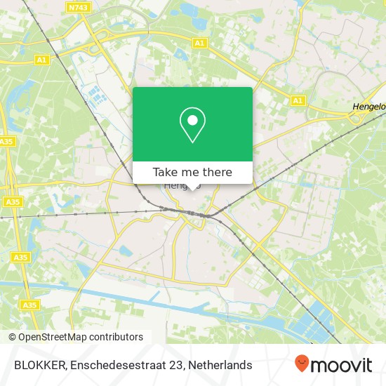 BLOKKER, Enschedesestraat 23 map