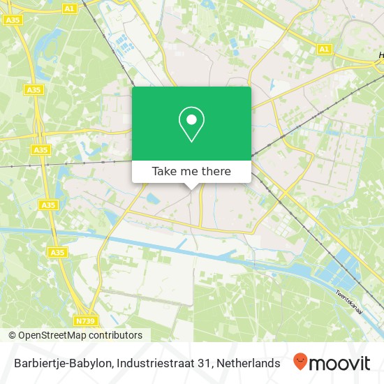 Barbiertje-Babylon, Industriestraat 31 map