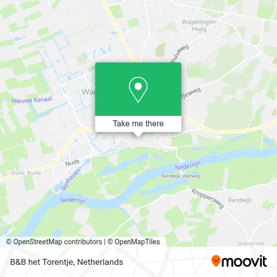 B&B het Torentje map