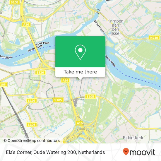 Ela's Corner, Oude Watering 200 map