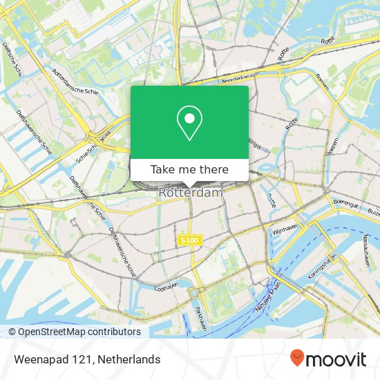 Weenapad 121, 3013 AS Rotterdam map