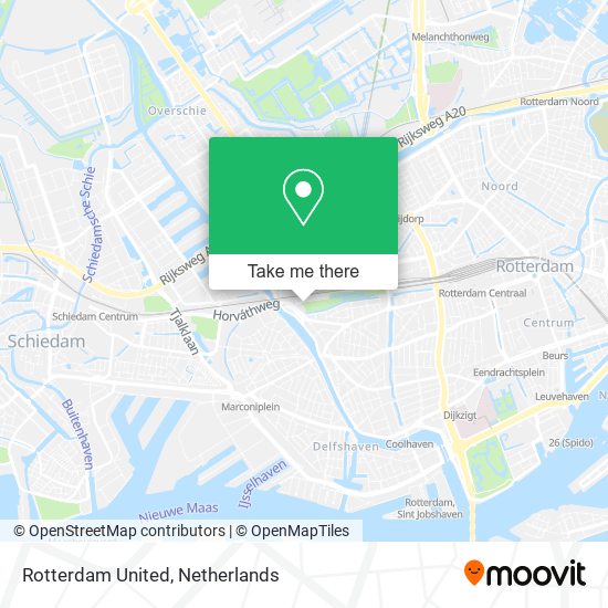 Rotterdam United Karte