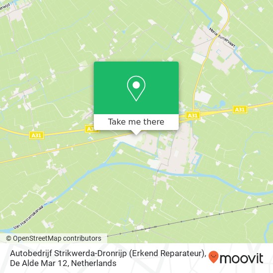 Autobedrijf Strikwerda-Dronrijp (Erkend Reparateur), De Alde Mar 12 map