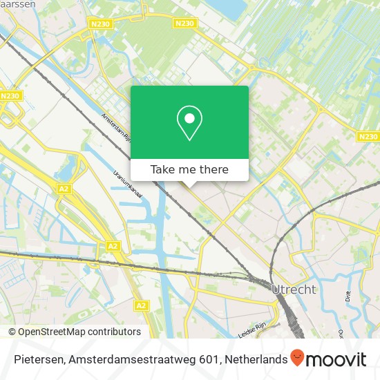 Pietersen, Amsterdamsestraatweg 601 map