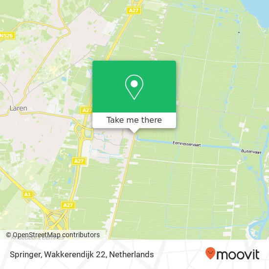 Springer, Wakkerendijk 22 map