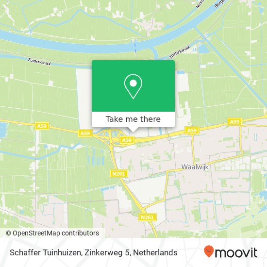 Schaffer Tuinhuizen, Zinkerweg 5 map