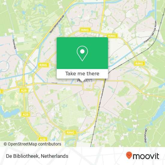 De Bibliotheek map