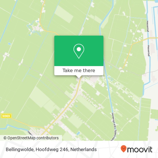 Bellingwolde, Hoofdweg 246 Karte