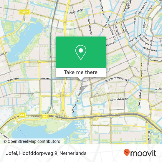 Jofel, Hoofddorpweg 9 map