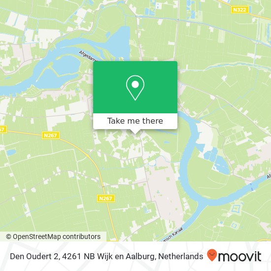 Den Oudert 2, 4261 NB Wijk en Aalburg map