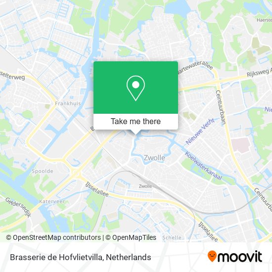 Brasserie de Hofvlietvilla map