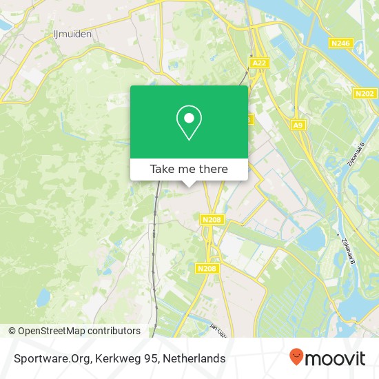 Sportware.Org, Kerkweg 95 map