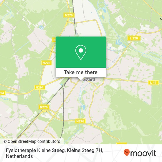 Fysiotherapie Kleine Steeg, Kleine Steeg 7H map