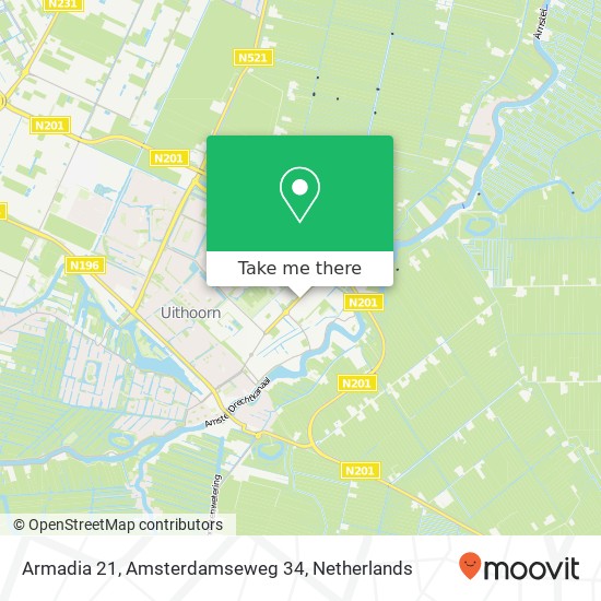 Armadia 21, Amsterdamseweg 34 Karte