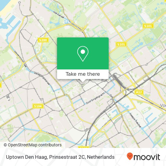 Uptown Den Haag, Prinsestraat 2C map