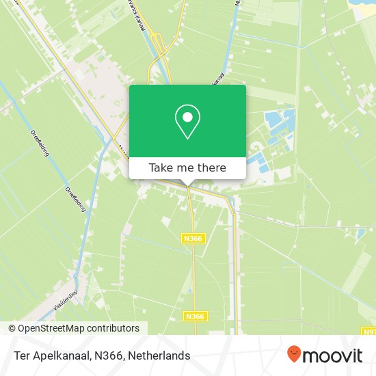 Ter Apelkanaal, N366 map