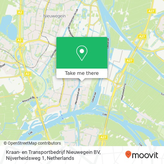 Kraan- en Transportbedrijf Nieuwegein BV, Nijverheidsweg 1 map