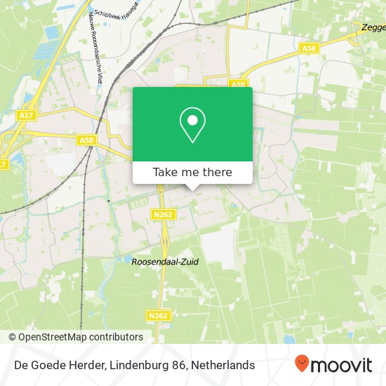 De Goede Herder, Lindenburg 86 map