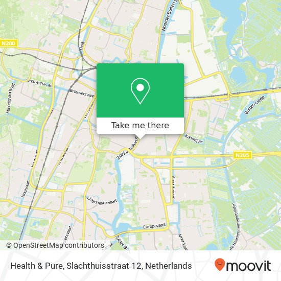 Health & Pure, Slachthuisstraat 12 map