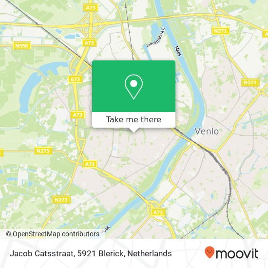 Jacob Catsstraat, 5921 Blerick map