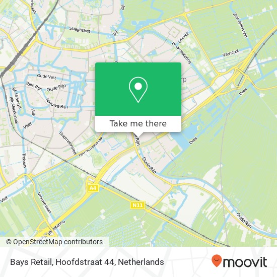 Bays Retail, Hoofdstraat 44 map