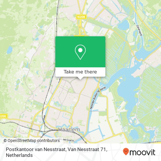 Postkantoor van Nesstraat, Van Nesstraat 71 map