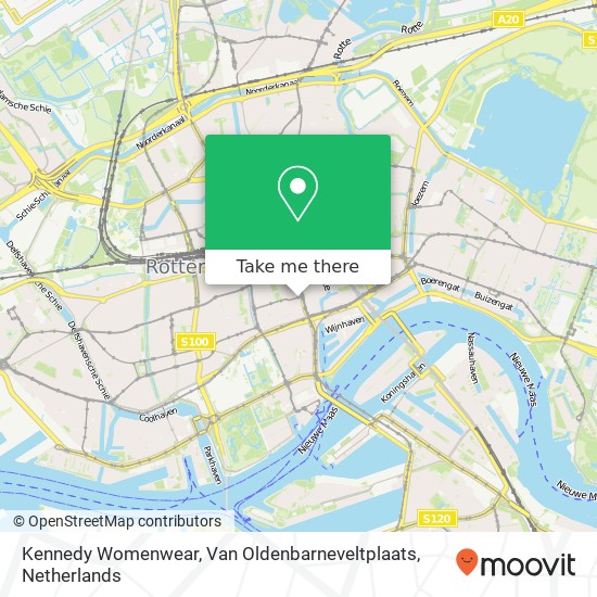 Kennedy Womenwear, Van Oldenbarneveltplaats map