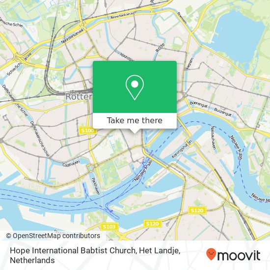 Hope International Babtist Church, Het Landje map