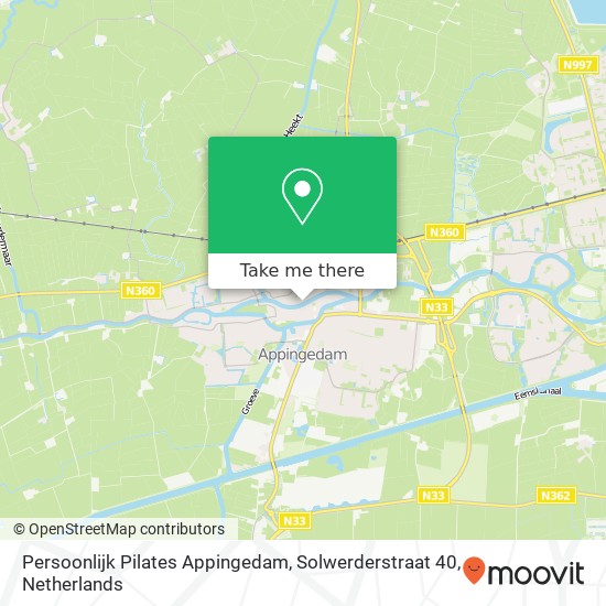 Persoonlijk Pilates Appingedam, Solwerderstraat 40 Karte